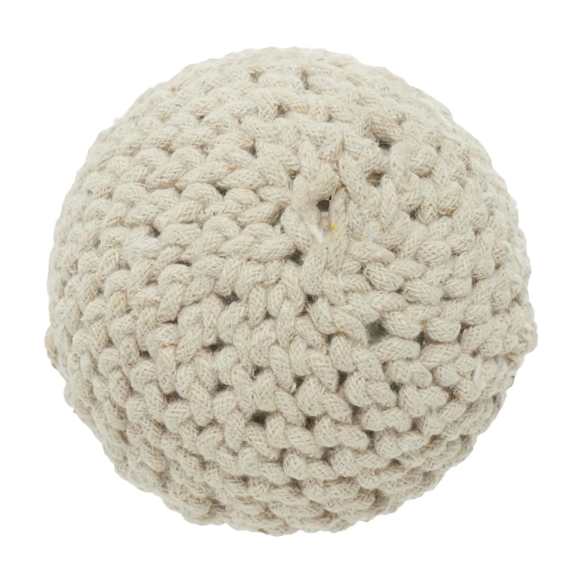 Beige 4" Handmade Decorative Ball Jute Rope Orbs & Vase Filler with Varying Designs (4 Count)