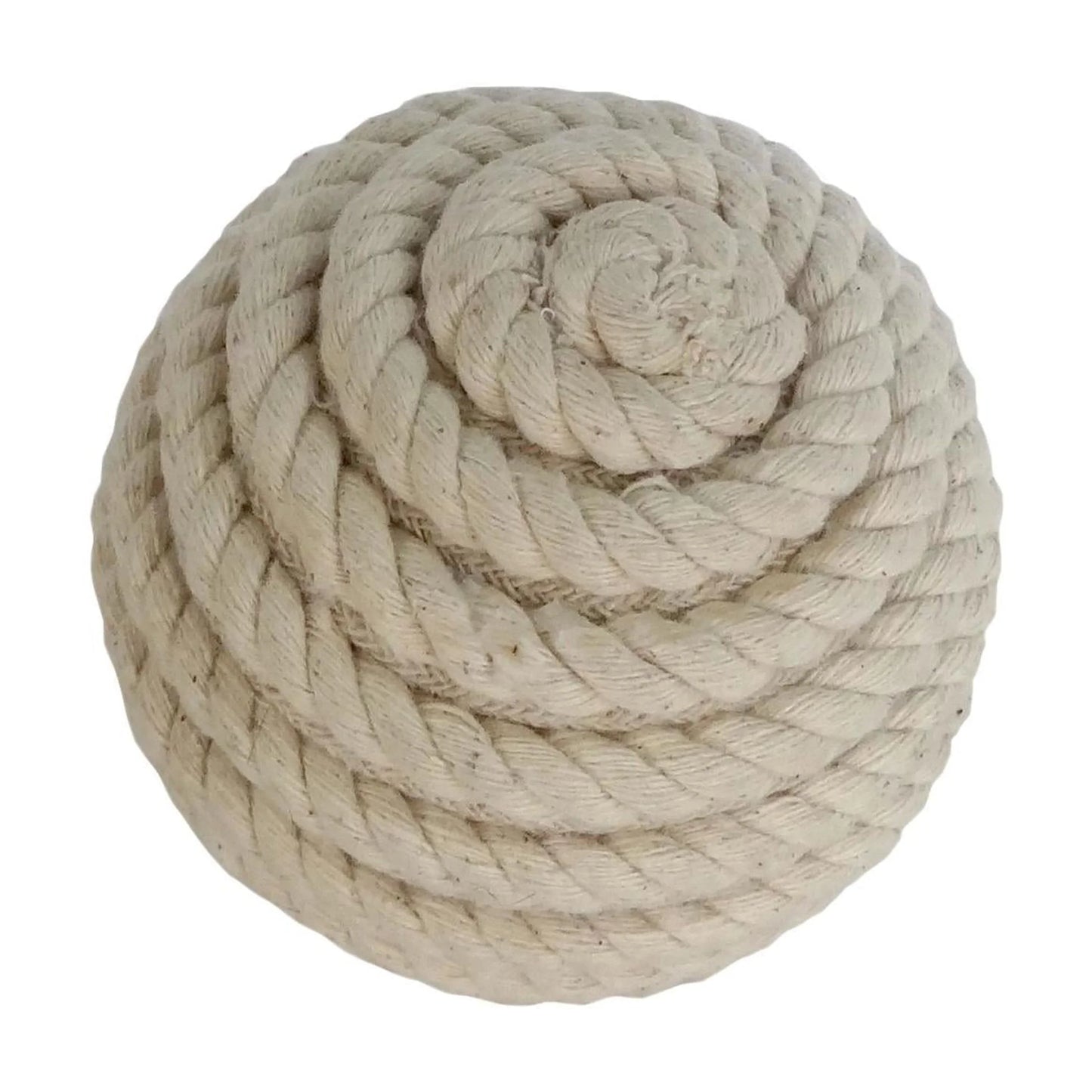 Beige 4" Handmade Decorative Ball Jute Rope Orbs & Vase Filler with Varying Designs (4 Count)