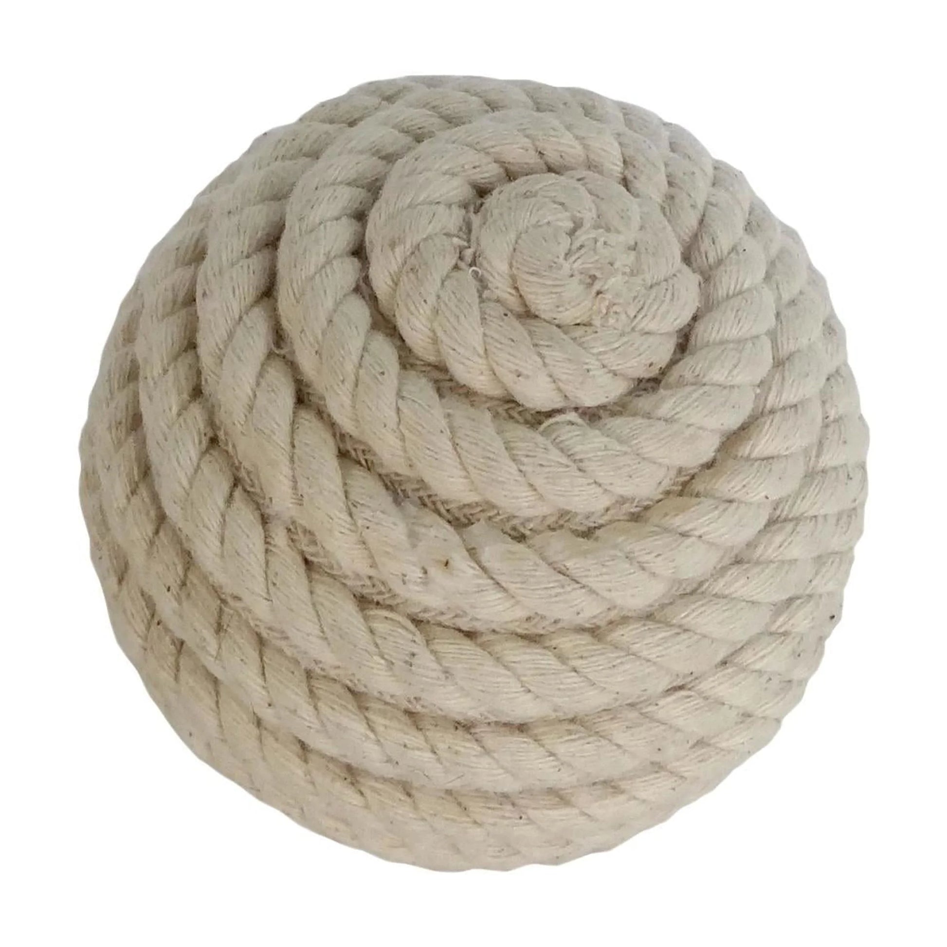 Beige 4" Handmade Decorative Ball Jute Rope Orbs & Vase Filler with Varying Designs (4 Count)